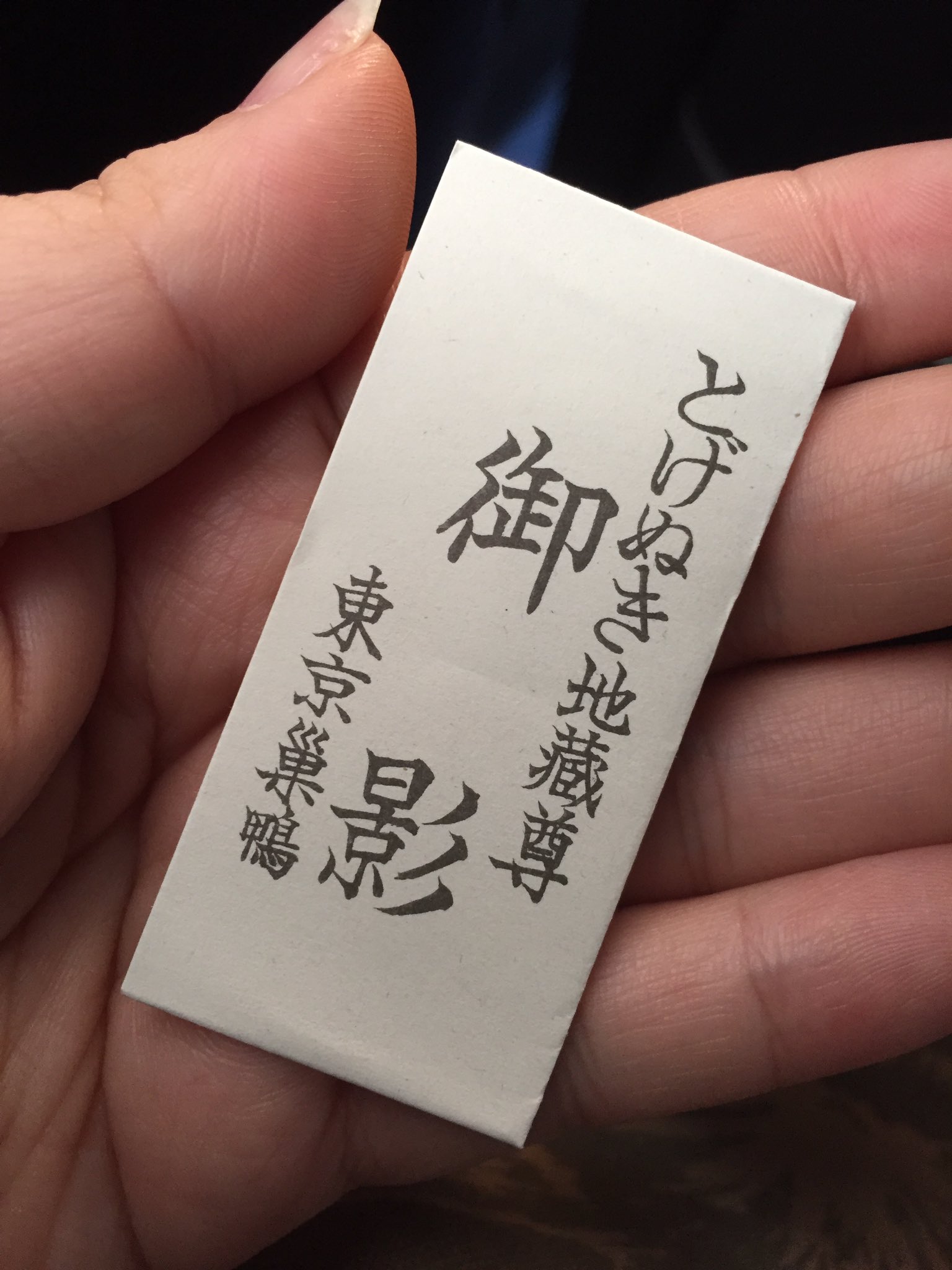 琴葉 巡り 巣鴨のとげぬき地蔵こと 高岩寺にいって参りました 土曜日でしたが 思ったよりも混んでいなかった そして 御朱印を目の前で手書きしているのを初めて見ました 達筆 幸福だんごも食べ 御御影も頂きました とげぬき 琴葉 巡り 巣鴨のとげぬき地蔵こと 高岩寺にいって参りました 土曜日でしたが 思ったよりも混んでいなかった そして 御朱印を目の前で手書きしているのを初めて見ました 達筆 幸福だんごも食べ 御御影も頂きました とげぬき