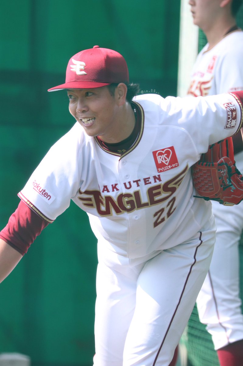 __km__7__'s tweet image. #RakutenEagles #戸村健次
笑顔が素敵である。
20190202 @仲里野球場
