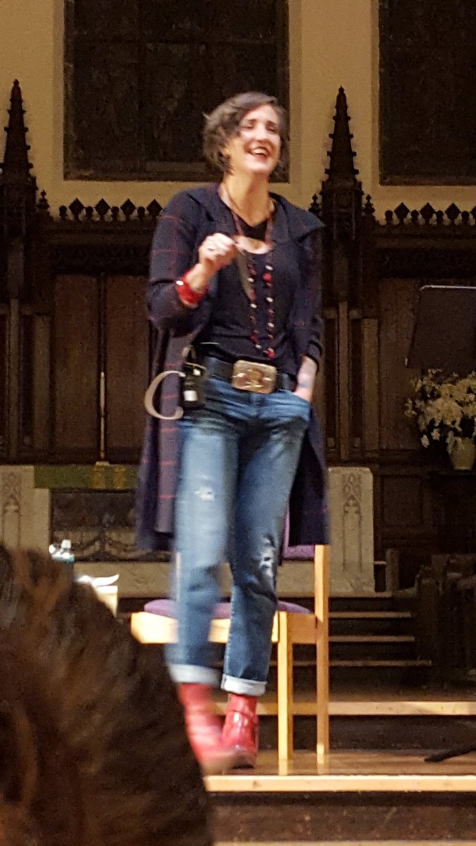 LNLetters's tweet photo. @Sarcasticluther Thank you for helping my daughter and me (sitting right behind you last nt in Seattle) share copious tears, honest conversation, and dancing all in one emotional, spiritually freeing evening! Also we both loved your boots. #snowySeattle #SHAMELESSbooktourweather https://t.co/DJoRlW00PS