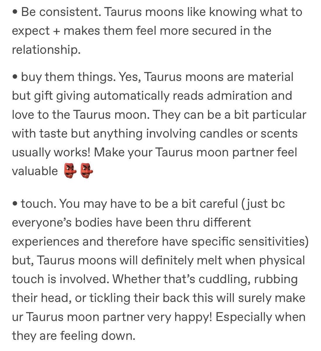 How to handle your partner with a Taurus moon: