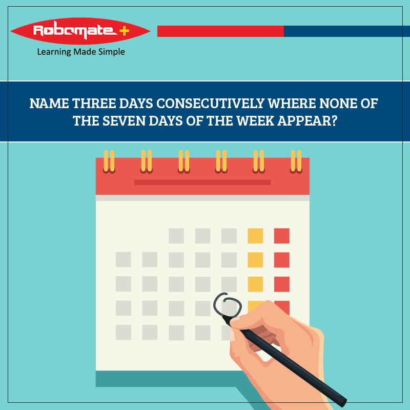 Robomateplus's tweet photo. Can you solve this riddle? It’s not as easy as it seems. Download ROBOMATE+ and excel in your studies.
#Robomate #LearningMadeSimple #PersonalizedContent
#VideoModule #Curriculum #DetailedAssessment #DigitalLearning #ConceptClarity #DigitalBooks https://t.co/ODe2UZlpdG
