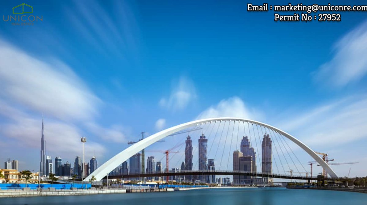 UniconRE's tweet photo. Dubai Water Canal is the latest addition to the Dubai scene and serves as an extension of Deira Creek and Business Bay.The Dubai Water Canal runs 2.9 kilometers  connecting the Business Bay to the Arabian Gulf. 

#MyDubai #Dubai #Unicon #UniconRE #Agents #Brokers #Expo2020 https://t.co/HMll9TzrSq