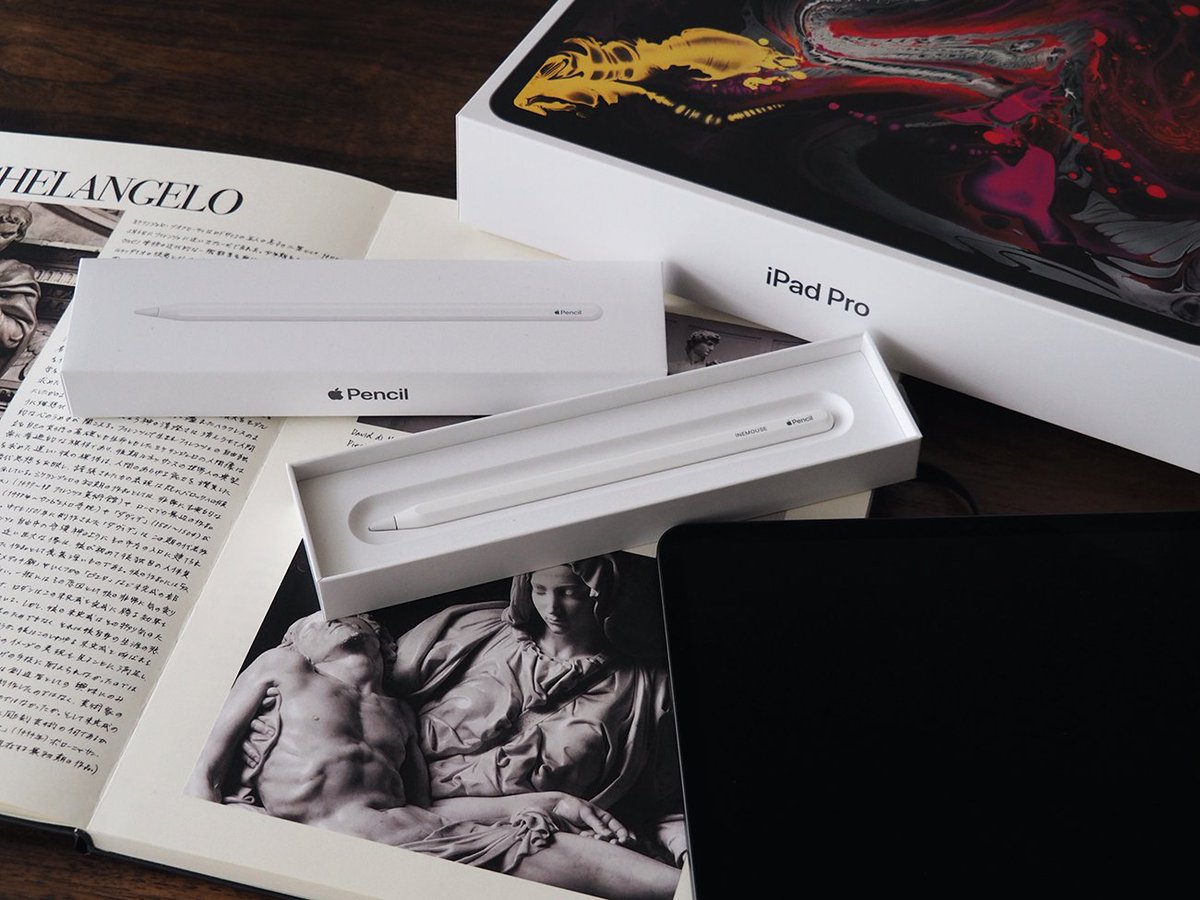 iPad ProとApple Pencil購入🌷 推しの名を刻印した。たくさん絵描く