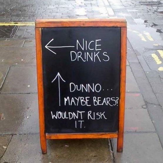 simonmooore's tweet image. 😂 🐻 love when people get creative. 
Would you risk it?

#theschoolofpurpose #introvert  #optimisticintrovert #startsomething #motivation #purpose #whatif #takethefirststep #writersofinstagram #mindset #believe #belief #believeinyourself #selfdoubt #overcomingselfdoubt