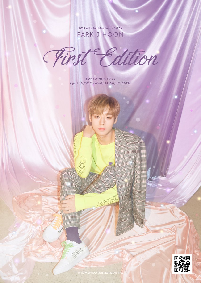 Wanna One メンバーパク・ジフンが
2019年04月10日、東京NHK HALLにてソロファンミーティングを開催します。

詳しい情報はポスターの下にあるQRコード、
もしくは下記のサイトからご確認お願いします。
diskgarage.com/feature/parkji…