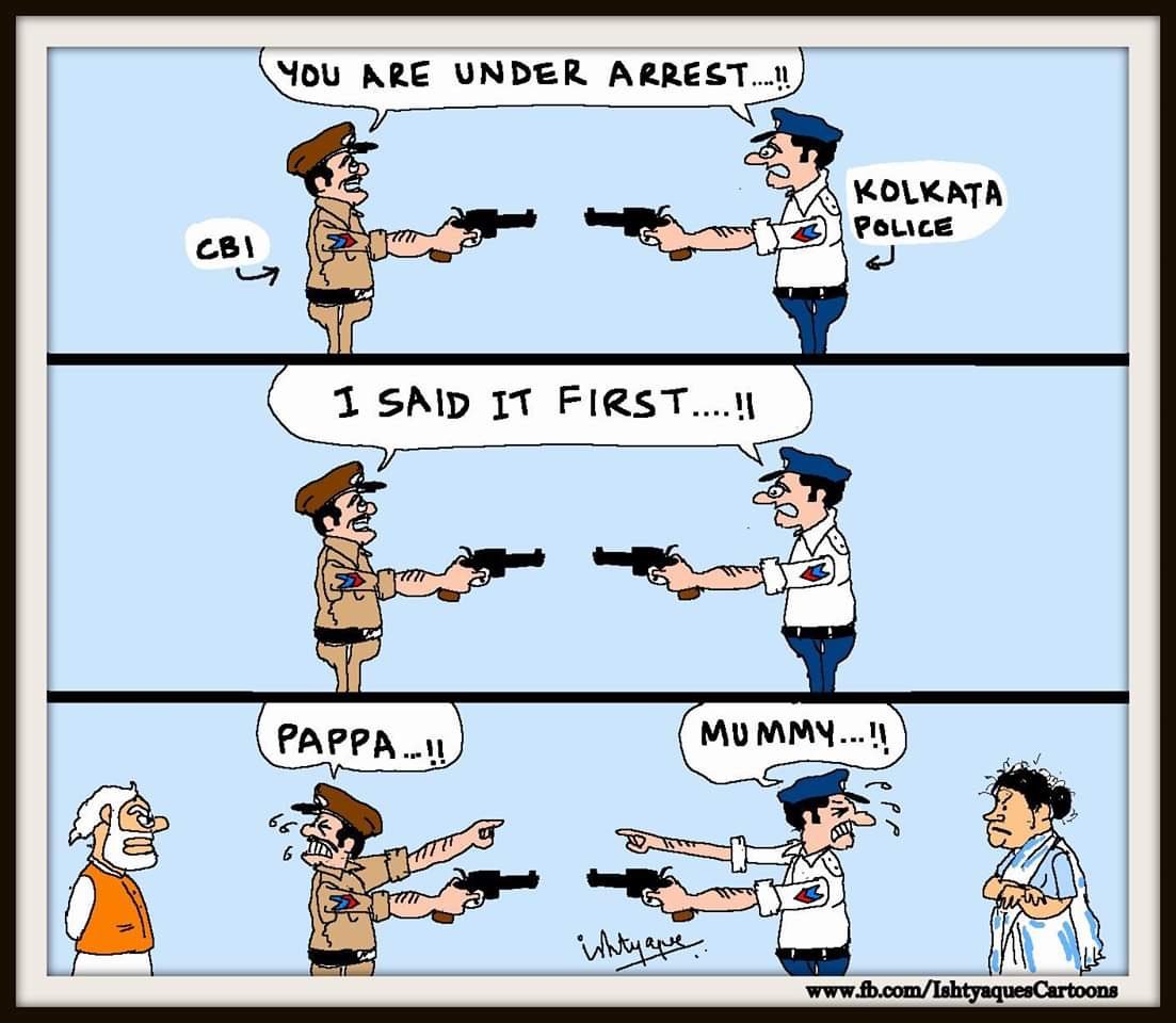 Sums up whats happening in #CBIvsPolice