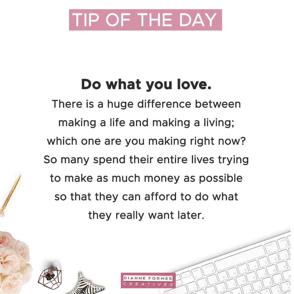 dhformes's tweet photo. Do what you love <3 

There is a huge difference between making a life and making a living; which one are you making right now?

#Purpose #life https://t.co/tEqZ2qHWnN