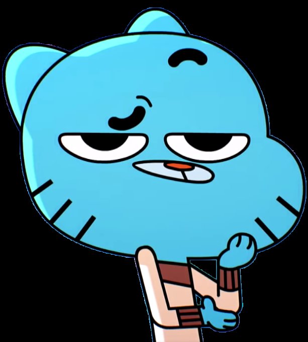 Gumball Watterson From The Amazing World of Gumball Vector