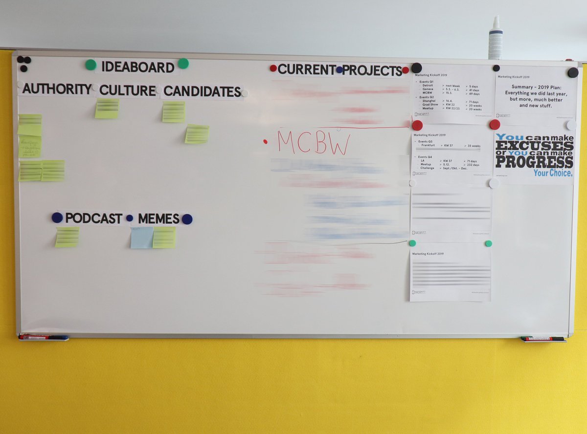 konzept_haus's tweet photo. It's #OfficeTuesday again. Our #Ideaboard is growing constantly and has become an integral part of our company.
#GlobalDesignRecruitment #Office #BusinessDevelopment #Ideas https://t.co/LwwI1Ckthu