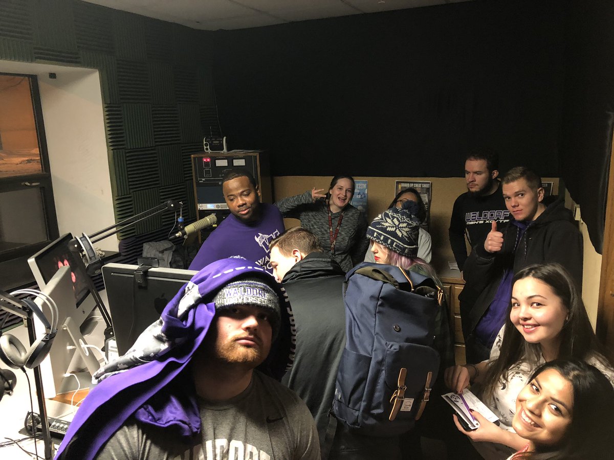 KZOWFM's tweet photo. We love hands on learning! Happy field trip Monday from radio and TV practicum. https://t.co/6LJc46P0mV