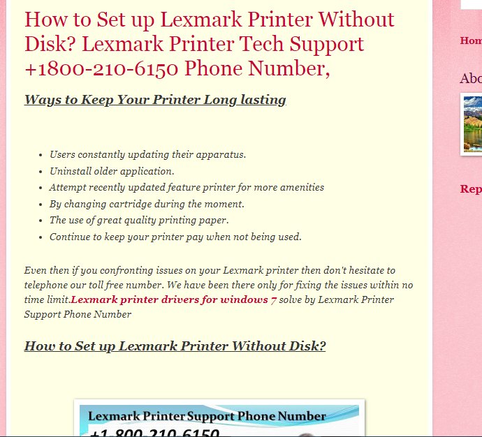 TwinkleRose9's tweet image. How to Set up Lexmark Printer Without Disk?
visit us 
bit.ly/2Gk7wCD
or call us +1-800-210-6150
#HowToSetupLexmarkPrinterWithoutDisk
#LexmarkPrinterSupportPhoneNumber #LexmarkPrinterSupportNumber