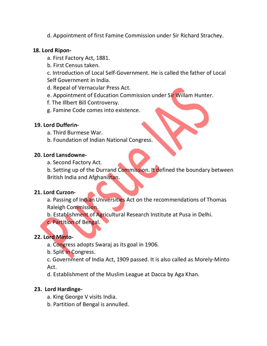 pursue_ias's tweet photo. Following is the list of important Governor Generals and Viceroys of India and significant events associated with their tenure
#pursueias #pursueiasinstitute #upsc #ias #upsccoaching #iascoaching #ipscoaching #bestupsccoachinginmumbai #bestiascoaching
https://t.co/wotDOjIDWB https://t.co/sRzC9Rw1tO