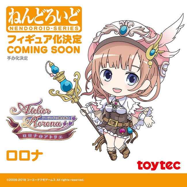 MechanicalJapan's tweet image. Toytec anuncia la Nendoroid de Rorona de Atelier Rorona: The Alchemist of Arland. Su prototipo se expondrá en el Wonder Festival 2019 Winter.

#AtelierSeries #Nendoroid #Toytec #goodsmile #wf2019w