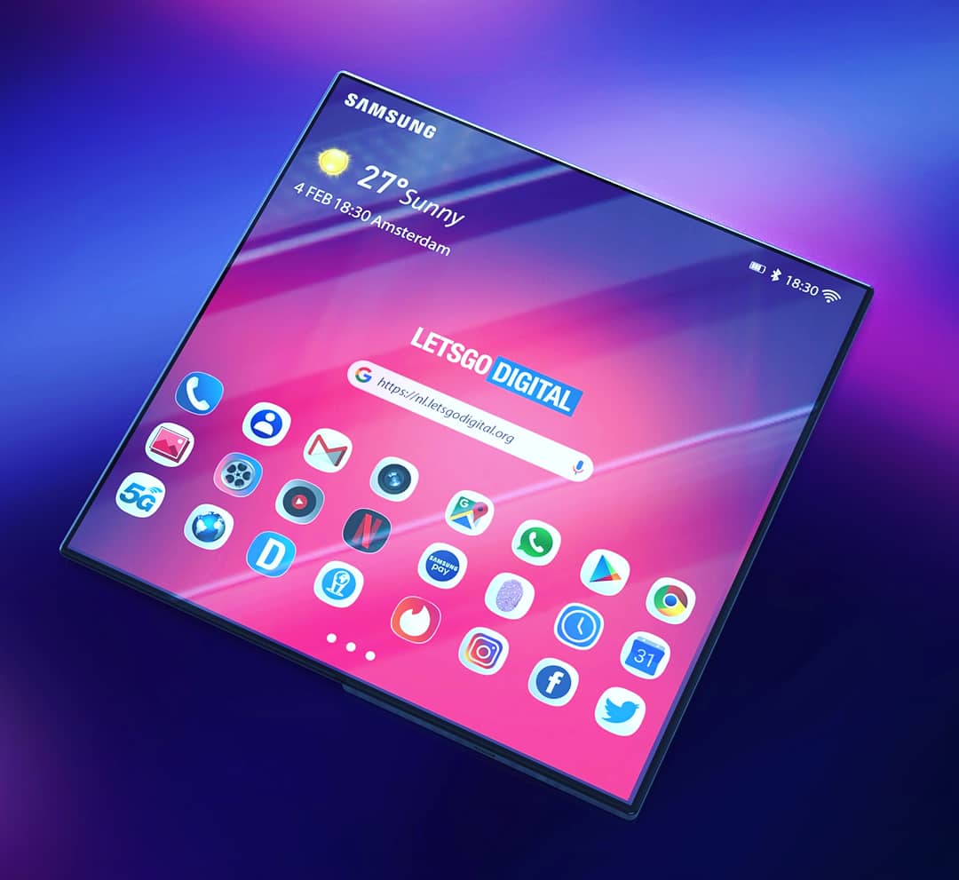 thekalyandas's tweet image. #Samsung Foldable Phone another CONCEPT 

Design Kaisa laga BHAI??

#AkashUpdate #TrendingTech