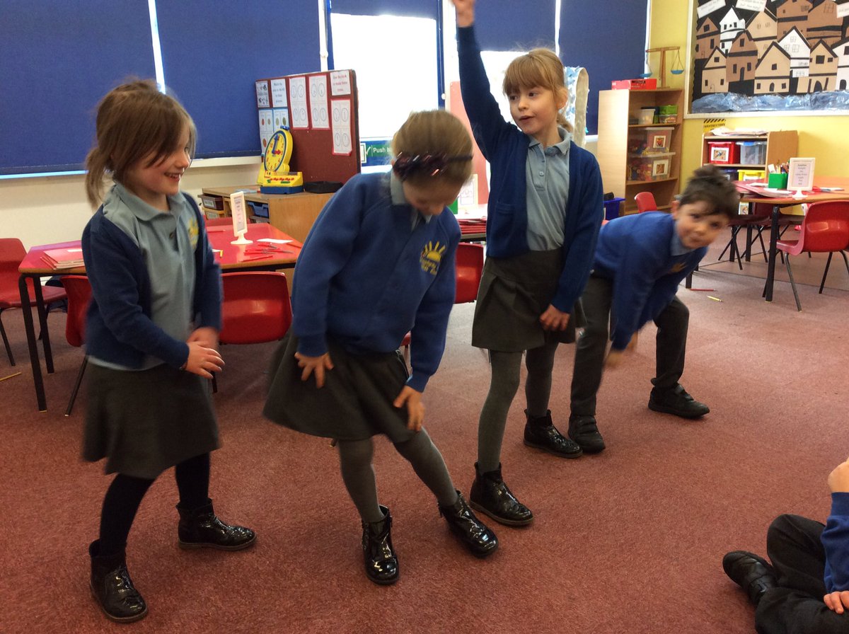 HazelClassHFS's tweet photo. Some of the children who went to the Zumba session this morning told us and showed us what they did! Thank you to Gosforth Park First for organising this. It was a lot of fun! @GosforthGST https://t.co/khIUdwUlxg
