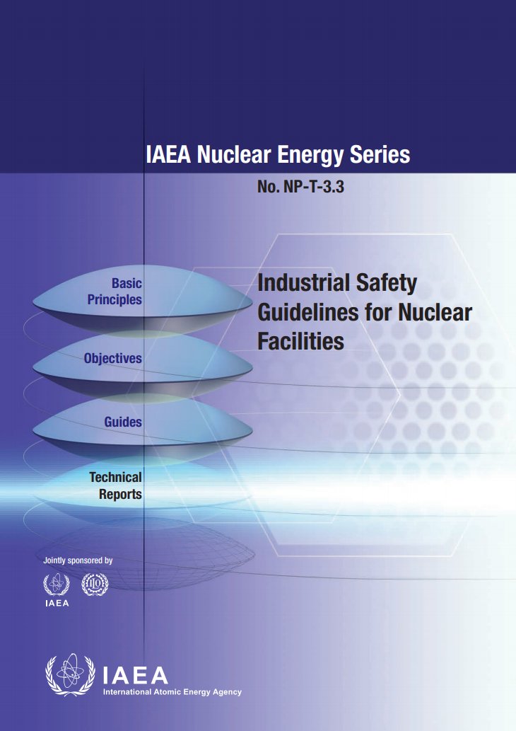 IAEANE's tweet photo. New @iaeaorg & @ilo Publication 📘
Industrial Safety Guidelines for Nuclear Facilities
... for safe operation + a common technical basis for dialogue between plant operators & regulators when dealing with industrial safety issues.
https://t.co/8gmoortCSD
#IAEA #OSH #OSHMS https://t.co/I2JrGt9n5u