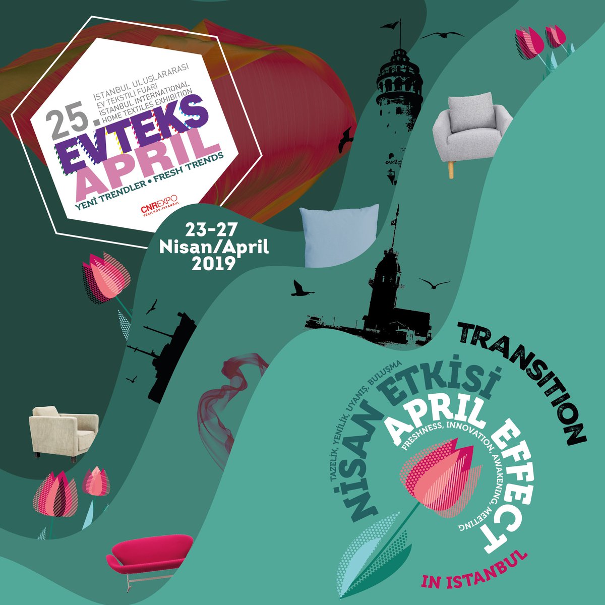 tetsiad's tweet photo. 2020 trendleri 23-27 Nisan tarihleri arasında EVTEKS Fuarında! #evteks #aprileffect #cnrexpo #tetsiad #istanbul https://t.co/QXLT7y8jeU