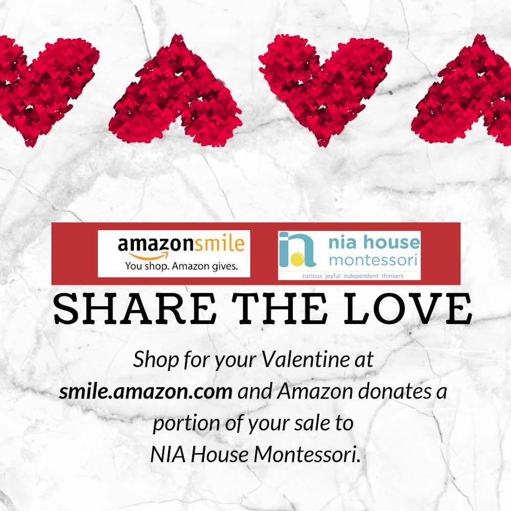 nia_house's tweet photo. Will you be our Valentine? ❤️ Shop https://t.co/OYc1wDEPEp and amazon donates to NIA House Montessori School.
#amazonsmile #niahouseamazon #niahousemontessori #niahouse #purposehouse #support https://t.co/GkBamPJsMt