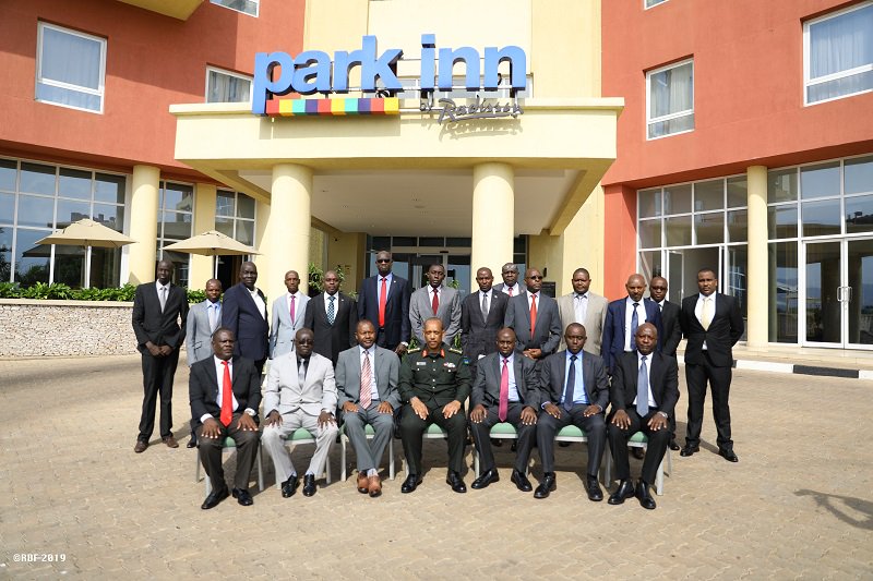 RwandaMoD's tweet photo. Chiefs/Directors of Military Intelligence from the East African Community @jumuiya are meeting in #Kigali to carry out the latest continental threat assessment. https://t.co/P7D0bNtR7d https://t.co/Vy2RE2xDGj
