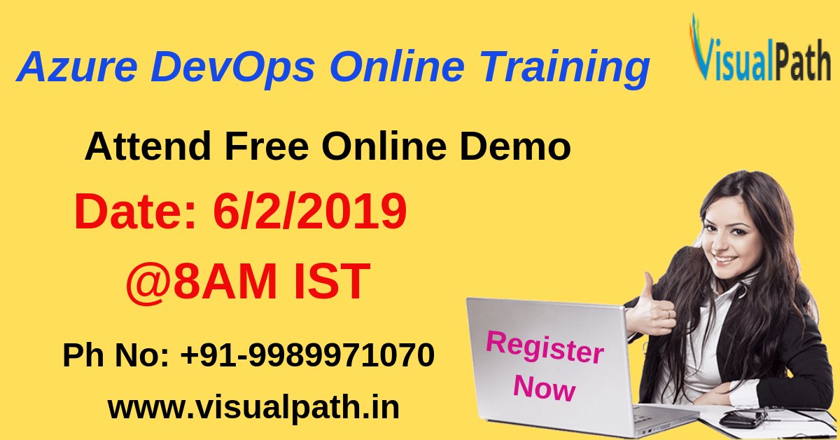 VisualpathPro's tweet image. Starting new batch for #Azure_DevOps on 6th Feb 2019 - 8AM IST
Join from your computer, tablet or smartphone.
global.gotomeeting.com/join/529757293
For more details +91 9989971070
#Azure_DevOps_Training #AzurewithDevOps #AzureDevOps #SlapOnMamtaFace #APBudget #TuesdayThoughts