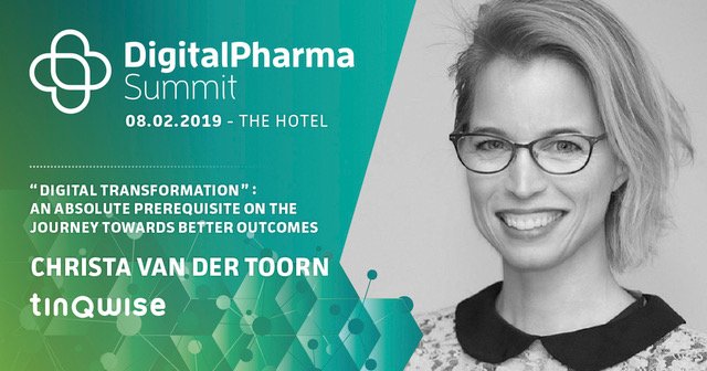 Laatste inschrijvingen voor de Digital Pharma Summit van deze vrijdag.  Met onder andere Christa van der Toorn, consultant digitale transformatie en oprichter van <a href="/TinQwise/">TinQwise</a>, als spreker.  👉Meer info: bit.ly/2VoaISP  #digitalcommunication #pharmaindustry #digitalpharma