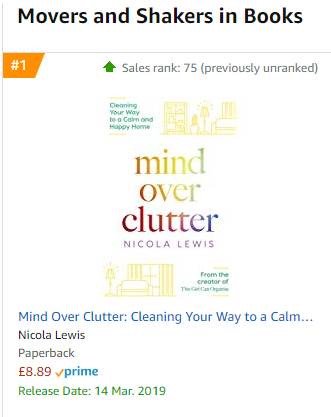 HarperNonFic's tweet photo. Mind Over Clutter is a-moving and a-shaking on @AmazonUK ! @TGCOrganise 🙌 https://t.co/bUihUETjjO #MindOverClutter https://t.co/aKmbVvIzoH