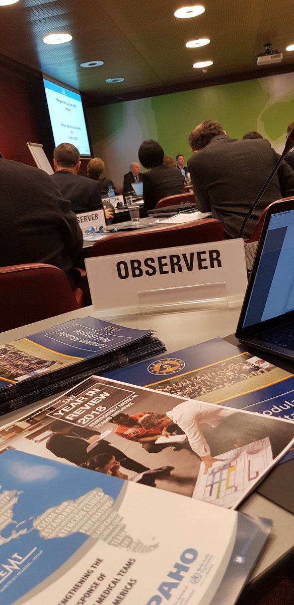 Raman_Madan's tweet photo. Emergency Medical Teams Strategic Advisory Group Meeting (no. 9)
@LEP_HNPW #EUMFH #HNPW2019 #Emergencymanagementapp #emapp https://t.co/iLPHE9G5ti