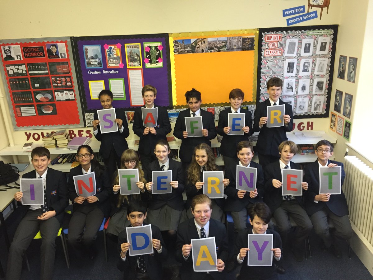 We've got lots of activities planned at school today to help us learn to be safer online as part of #SaferInternetDay #SID2019