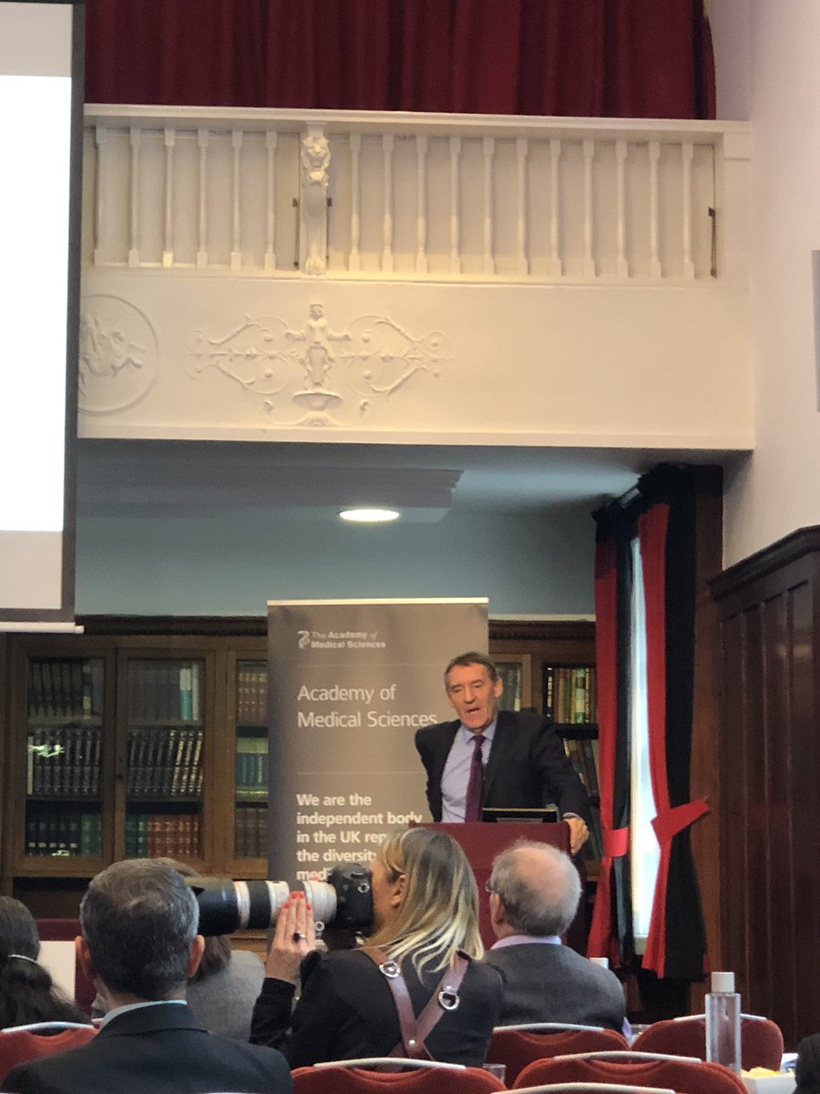 markaholmes's tweet photo. Listening to an entertaining and enlightening talk from Jim OโNeil at @acmedsci #AMR19 India-UK meeting https://t.co/RJR2tCPpOu