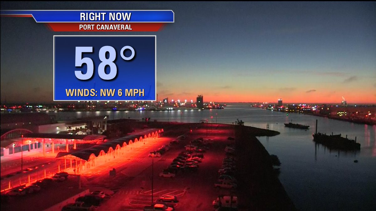SURFS_UP_FL's tweet photo. Fire in the skies!! What a gorgeous start down in Brevard County. Comfy cool temps, sunshine on the way! #TUESDAYAM #FOX35 #GDO #BREVARD https://t.co/B6SxeNhG3e