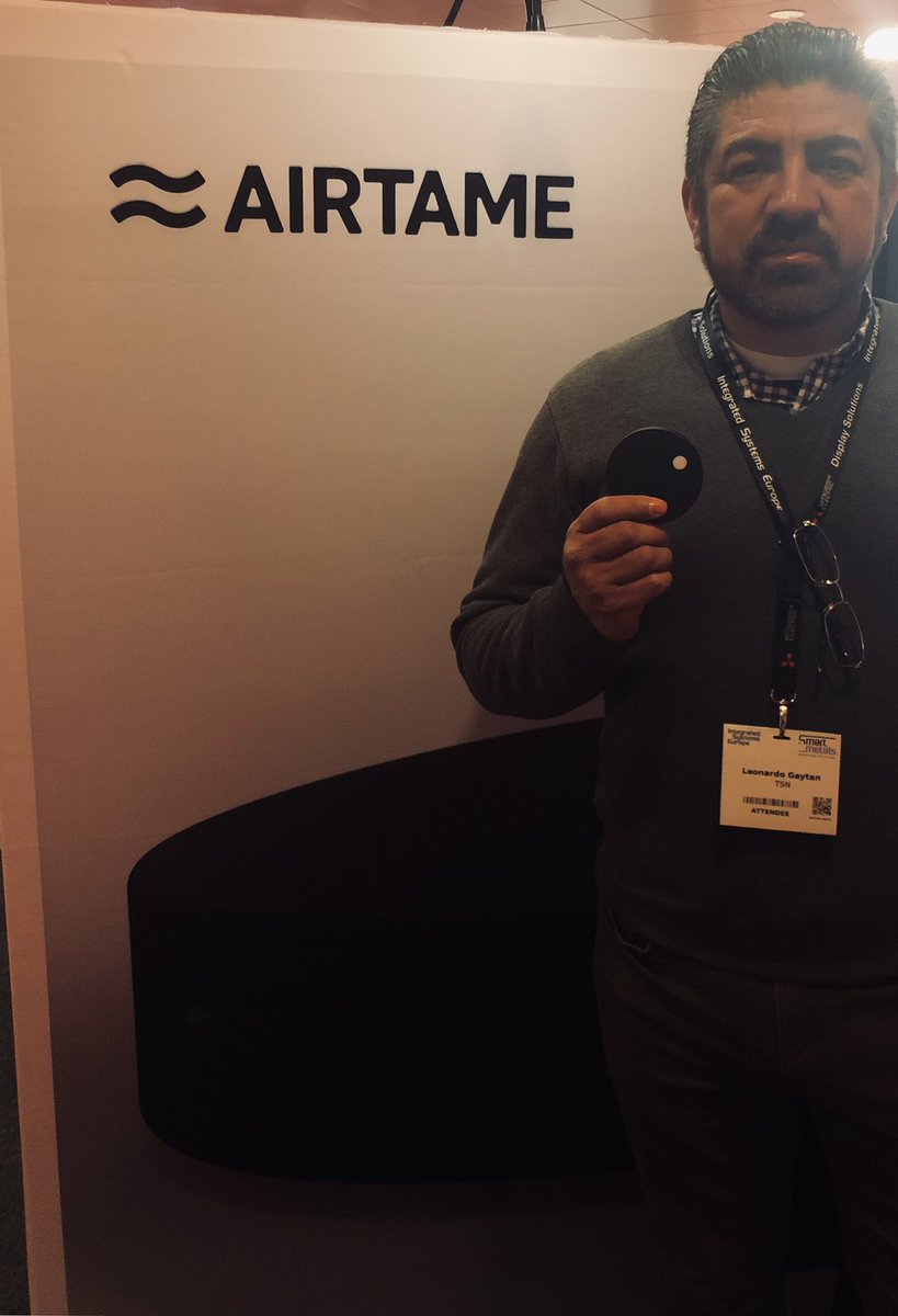 airtame's tweet photo. Youโve got to be in it to win it!
Leonardo and Marcos may have dropped by booth 14-110 for an Airtame demo, but they left as competition entrants to win a free device. ๐
#airtameISE #ISE2019 #usescreensbetter #AVtweeps https://t.co/NmtdnZoAmM