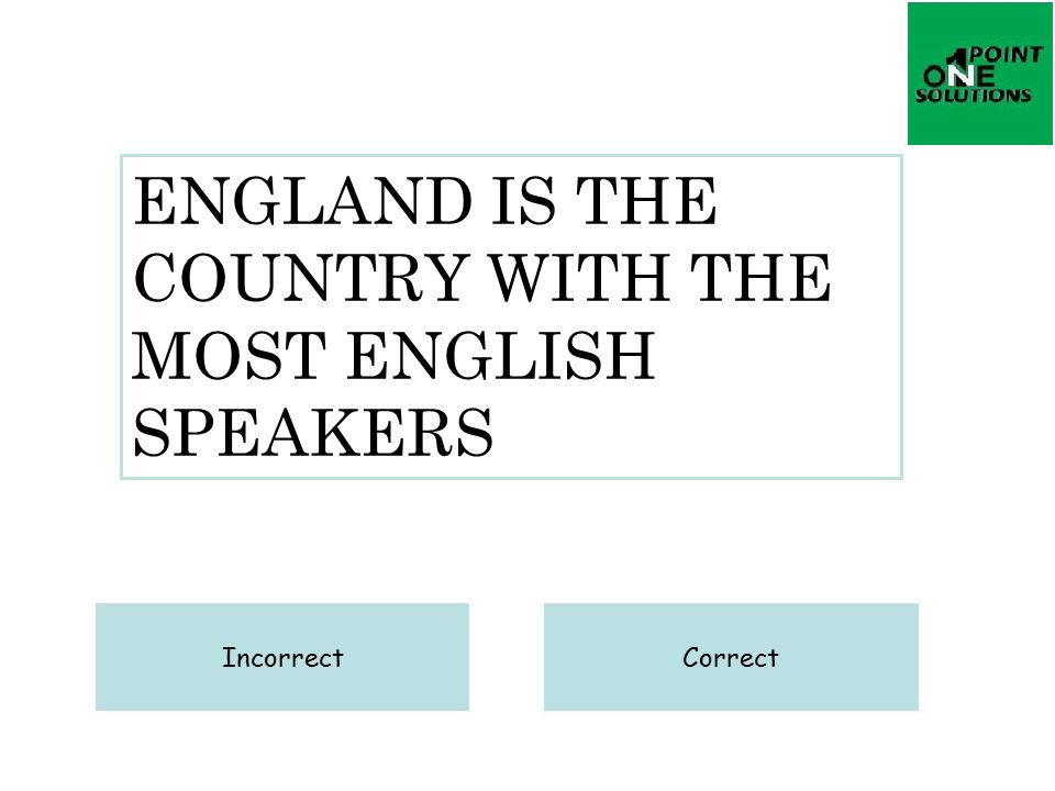 SHAANISHILPA's tweet image. #1PointSolutions Contest - INCORRECT  that ENGLAND is the country with the most English speakers. #Question8 on #Day5.

@prachimana @bold_kitten @itzzmesush @NehalRoys @toposant55 @sanchitabhartiy @damn_o_cracy @LuvyaJoshi 
#contest #contestAlert #winner