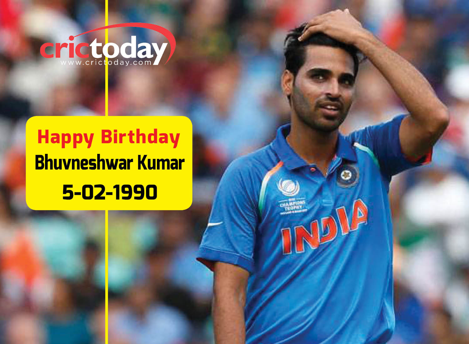 Wishing Bhuvneshwar Kumar A Very Happy Birthday.... 