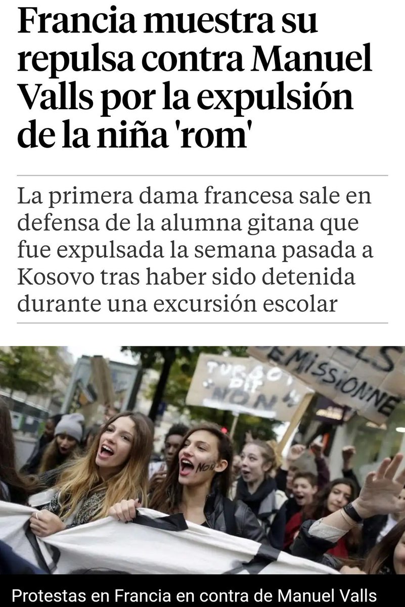 ¿Manuel Valls solo se dirige a las mujeres gitanas para deportarlas?