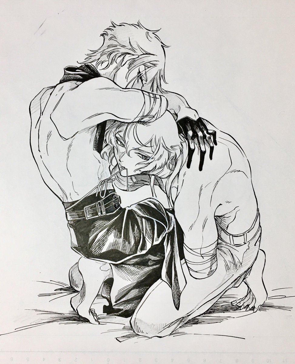 こんなの描いたっけシリーズ
源氏が仲良しのやつ
⚠️チューしてる
⚠️欠損注意 