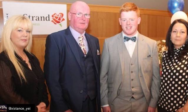 NEWKDNews's tweet photo. NEWKD YEI (Youth Employment Initiative) workers Jennifer &amp; Louise with Jude Pierse, Merit award recipient at the Garda Youth Awards ceremony. Jude volunteers with our New Horizons Group in Listowel &amp;is a valued member of the team that supports the group. #newkdyeiservice #newkd https://t.co/QWCEntaSJH