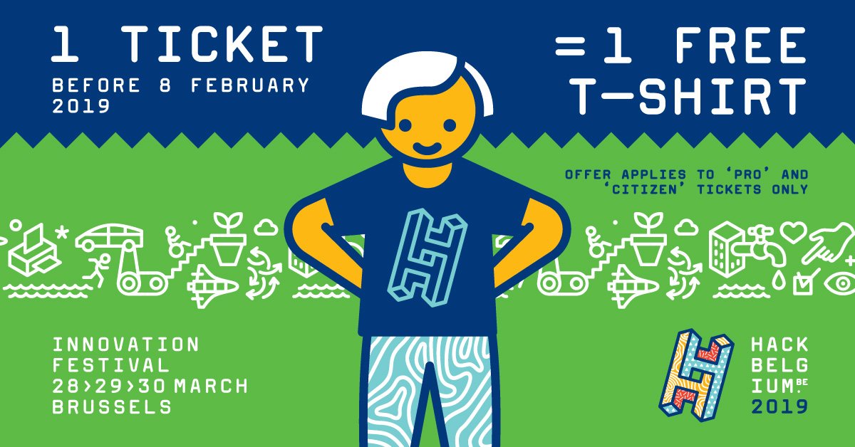 HackBelgiumLabs's tweet image. Expand your entrepreneurial potential at #HackBelgium. Buy your ticket NOW to this amazing journey and receive a free T-shirt. ow.ly/AYPR30nwA4F