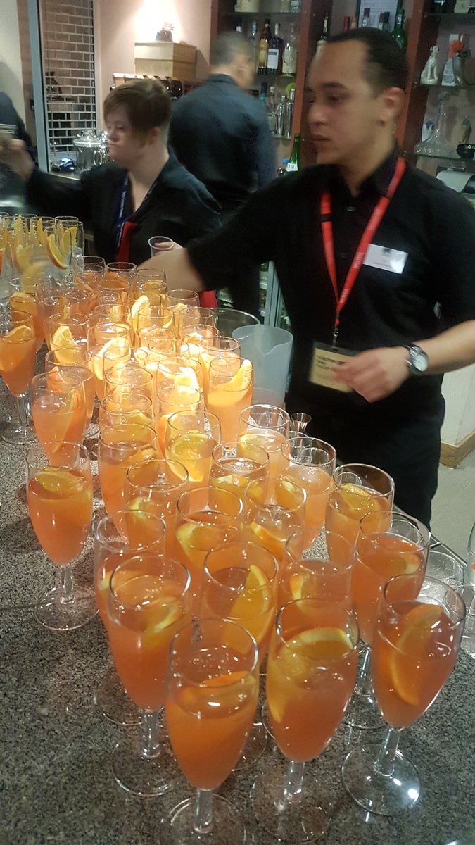 TASTE_Rest's tweet photo. @SakeandBeyond delicious welcome drinks @thechefsforum @RitterCourivaud @FirstChoiceVeg @BragardUK https://t.co/aVXLDF1UXZ