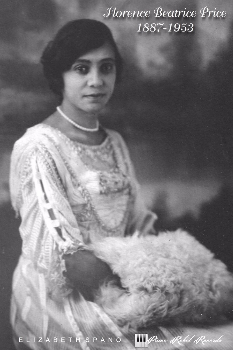 PianoRebel's tweet photo. Honouring the legacy of #Composer #FlorenceBeatricePrice #BlackHistoryMonth #ElizabethSpano @PianoRebel / #Reflections #album on the way with #EternalMoon #CrestOfTheMonarch from #PianoRebelRecords #Love #GodsPlan #ClassicalPiano #Classical #Piano #TheNewClassical #FaithHopeLove https://t.co/aTsNENvSy1