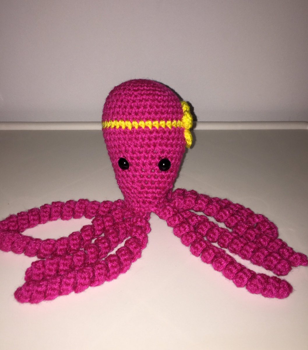 SewCrochet22's tweet image. Crochet octopus available at  etsy.com/uk/shop/Classy… #earlybiz