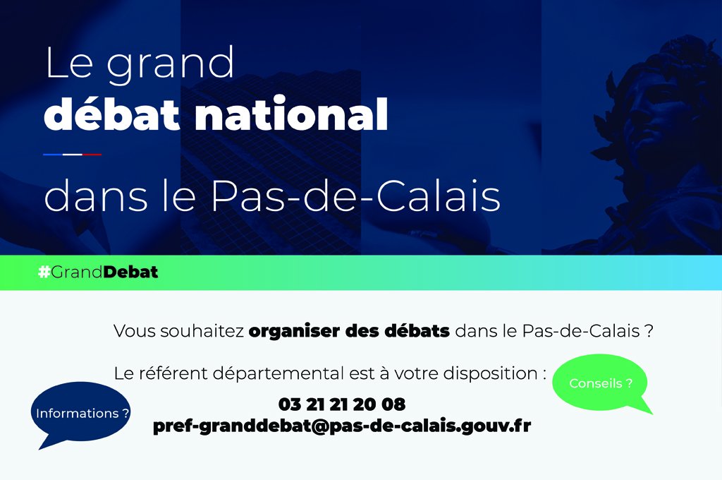 #GrandDebat #PasdeCalais Besoin de conseils pour l'organisation d'une réunion ? Retrouvez ci-dessous toutes les informations pratiques :