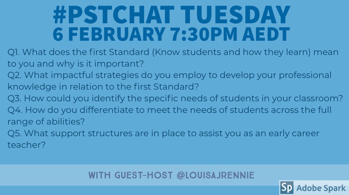 #pstchat 6 February 7:30pm AEDT