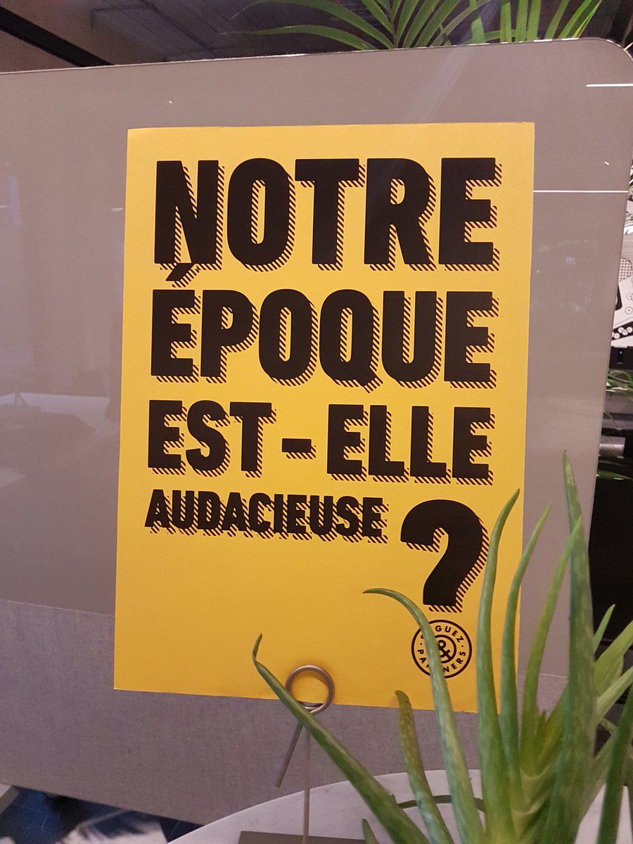 ThomasBarbelet's tweet photo. #audace rencontres enrichissantes organisées par @OlivierSaguez autour de parcours audacieux avec Guillaume Poitrinal, Cyril Aouizerate, Scarlette Chavinier et Juan Arbeleaz. https://t.co/2D8UMu51VX