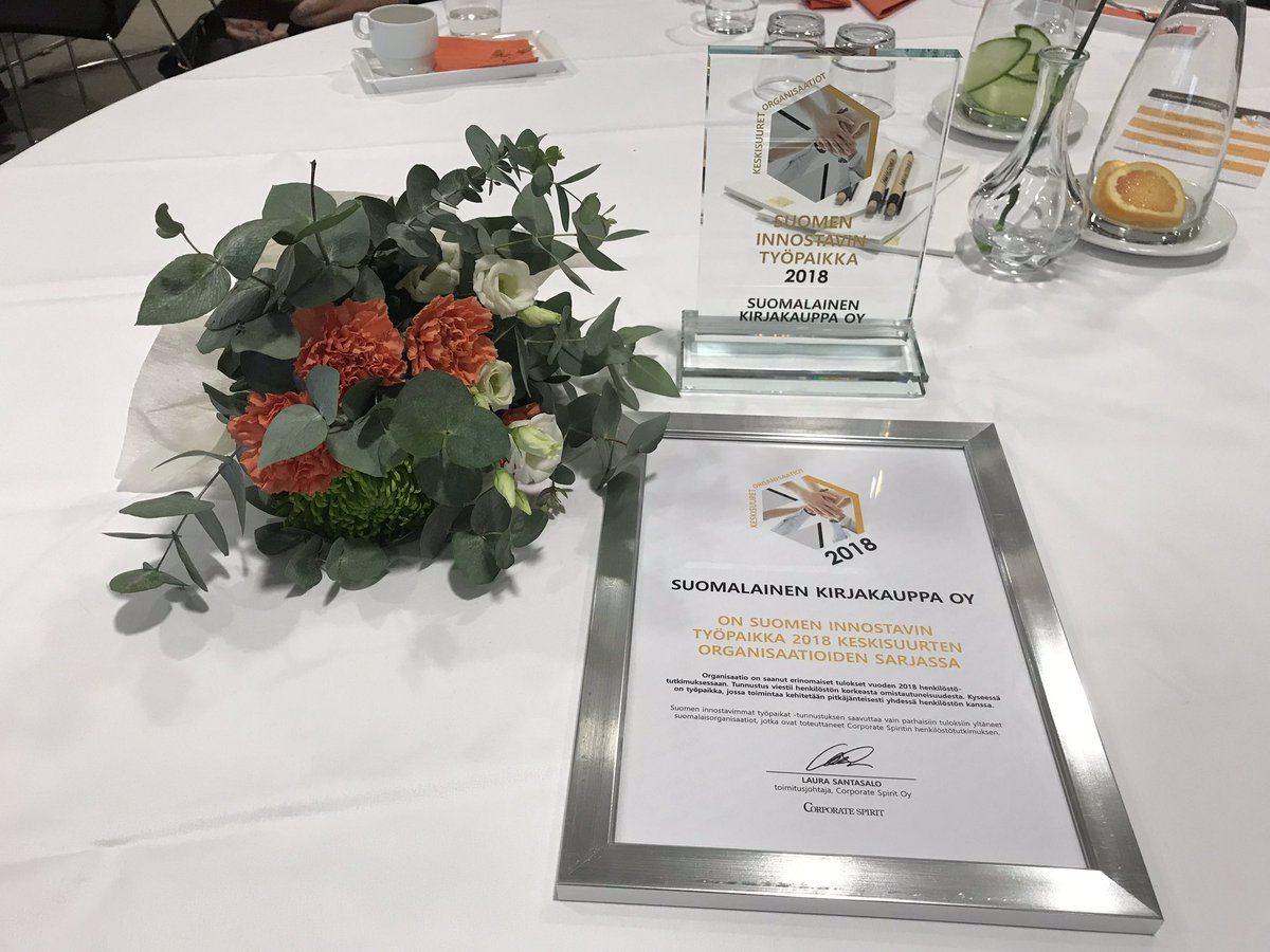 Neljättä kertaa Suomen innostavin! Suurkiitos. ❤️ #innostavimmat