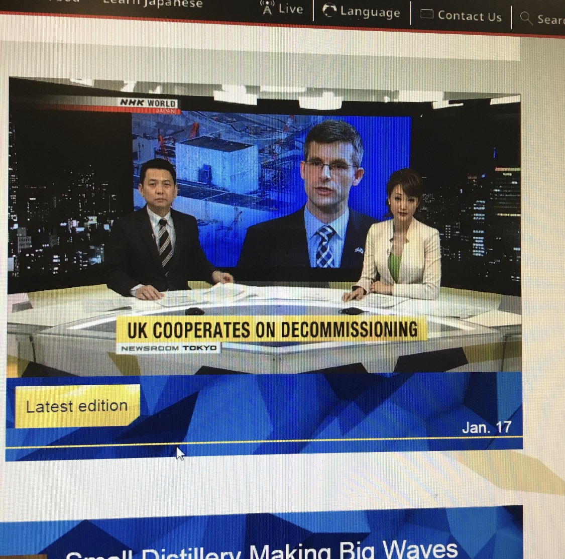 SellafieldLtd's tweet photo. Two years ago, our head of External Affairs, Roger Cowton, was on national TV in Japan talking about the global decommissioning expertise at #Sellafield.
Today he’s back at the embassy with @tradegovuk using this VIDEO https://t.co/zSFPCpaxXT to show how #SellafieldisChanging https://t.co/mLp2JrsV3c
