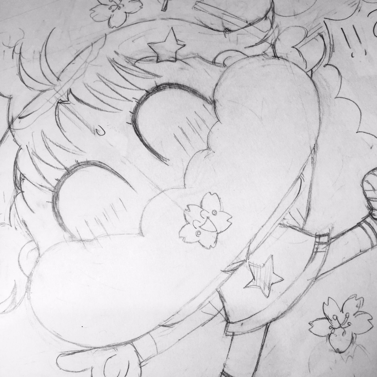 ちゃお4月号描いてる真っ最中です!
#笑顔の日 