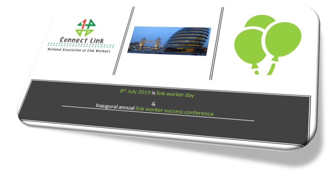 #NHSLongTermPlan #socialprescribing 
👏Plans are now underway for the 1st ever annual #linkworker success conference on #linkworkerday19 8th July 💥 

Incredible headline speakers and wonderful #linkworkereffect programme + exciting announcements 🙌 #connectlinkcommunity