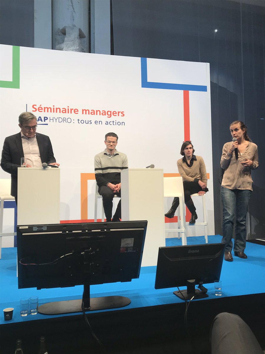 Darthou2's tweet photo. Séminaire managers d’#EDFHydro : les témoignages s’enchaînent et illustrent le dynamisme des hydrauliciennes et hydrauliciens d’EDF. #TousEnAction https://t.co/sa4eOL5k4t