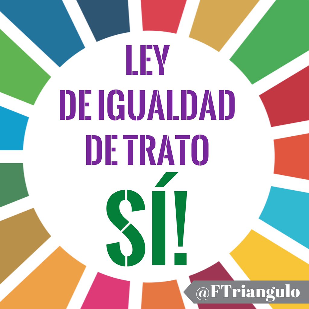 Somos el unico pais UE sin legistacion antidiscriminacion. Hoy llega a la Comision de Igualdad del Congreso la Ley de Igualdad de Trato, que siempre creimos prioritaria, igual que una autoridad independiente que vele por la igualdad. ¿Nos ayudas a dar un Sí a favor de esta Ley?.