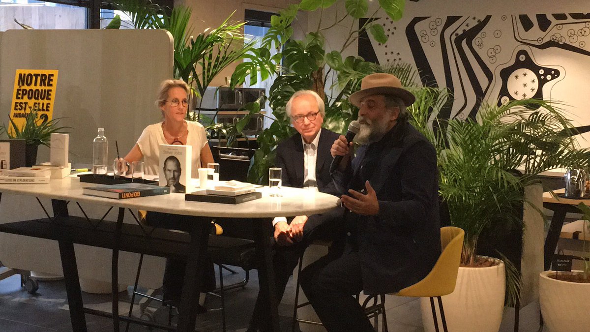 blandeleiris's tweet photo. "Je me défini pas comme audacieux, mais comme inquiet... c'est ce qui a conduit mon envie de tricoter une société qui doit aller vers plus de justice et de liant entre les hommes" Cyril Aouizerate, @mobhotel et créateur de lieux audacieux chez @SaguezPartners https://t.co/Aromnyh1rs